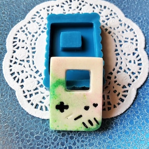 Gameboy shaker silicone mold for resin and polymer clay creations