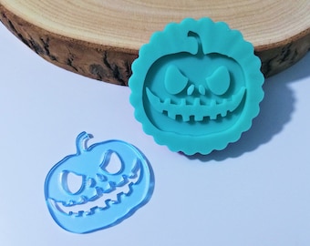 Halloween Pumpkin silicone mold for resin and polymer clay creations