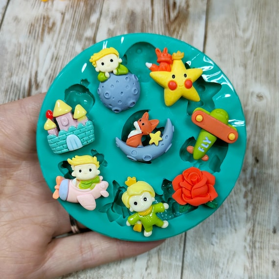 Moule Silicone Boutons Vintage FPC Pour Pâte à Sucre Décoration - Neuf