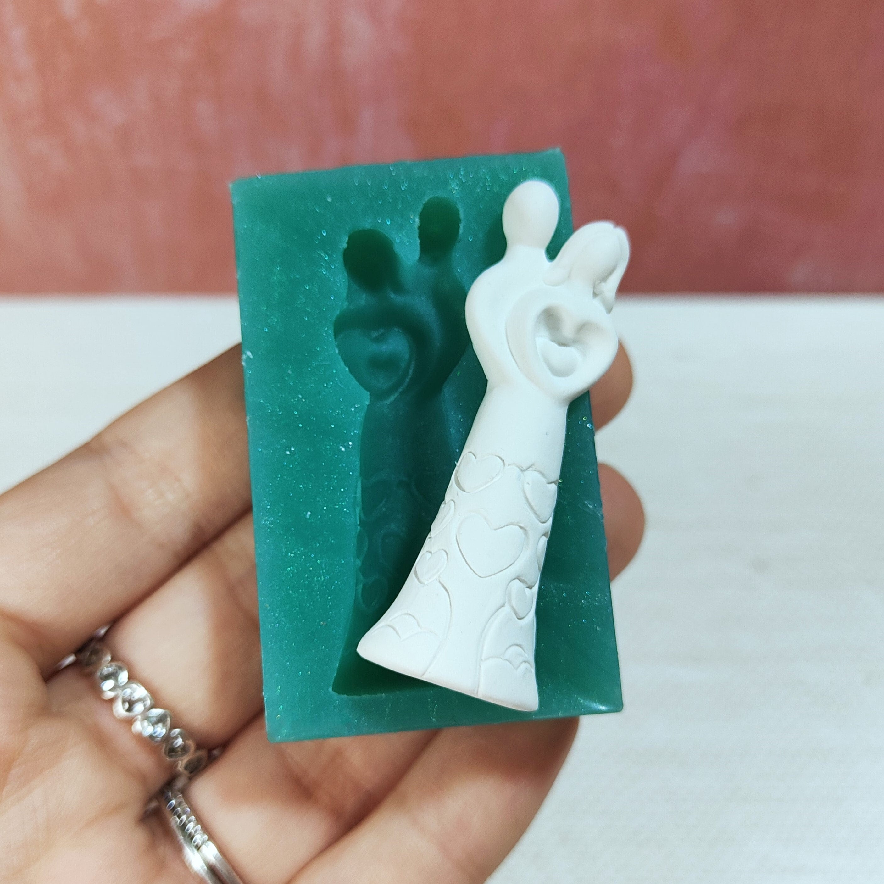 Married couple silicone mold 4 CM for resin, polymer clay, wax, soap and plaster creations