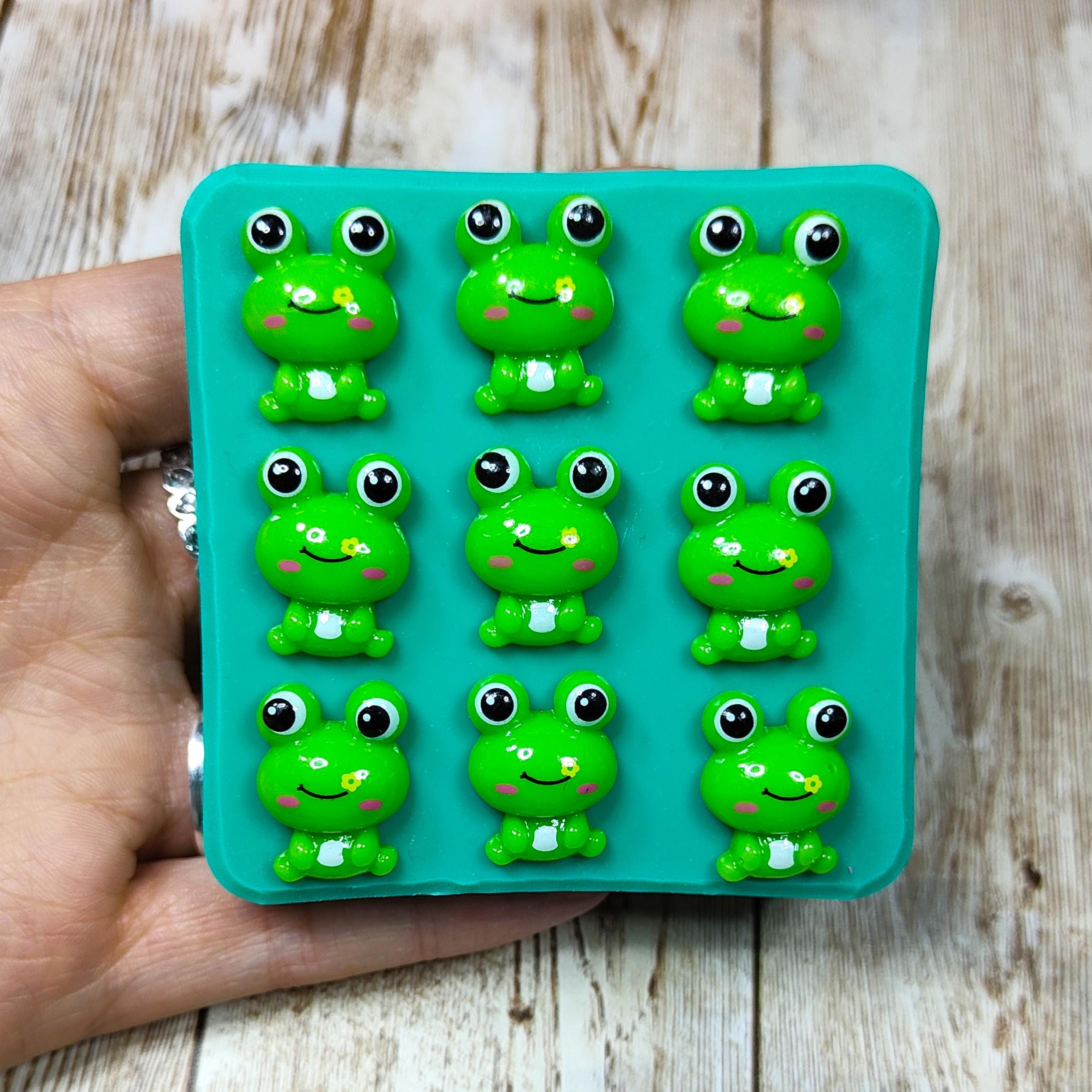 Stampo in silicone a forma di rana divertente
