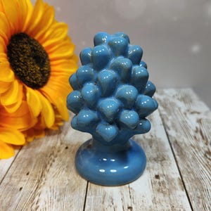 3D Sicilian pine cone silicone mold 6x10 cm for resin, plasater and polymer clay creations