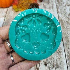 Mexican Skull silicone mold for resin and polymer clay creations