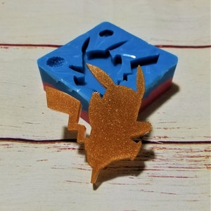 Stampo in silicone Pikachu Pokèmon per creazioni in resina e fimo