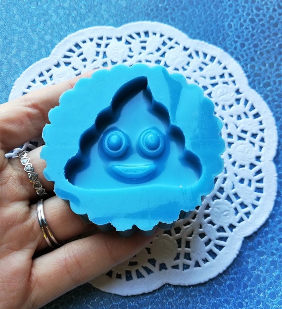 Poop Emoji Silicone Mold for Resin and Polymer Clay Creations Etsy UK