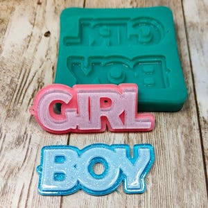 Baby boy or girl silicone mold 5cm for resin, plaster, wax, soap and polymer clay creations