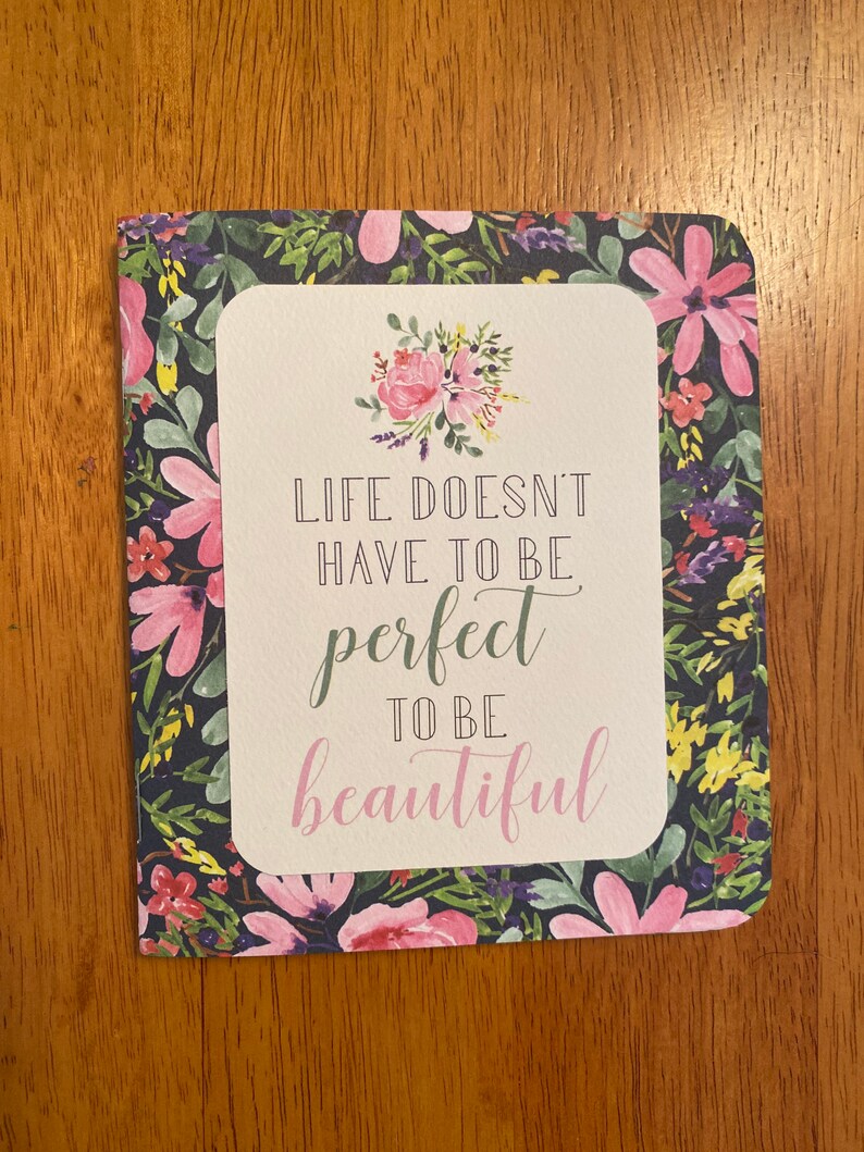 Set of 36 Mini Journal Botanical Journal Wedding favors Gift idea Diary Paper Pad Journal Set Quote Journal Notebook Party favors