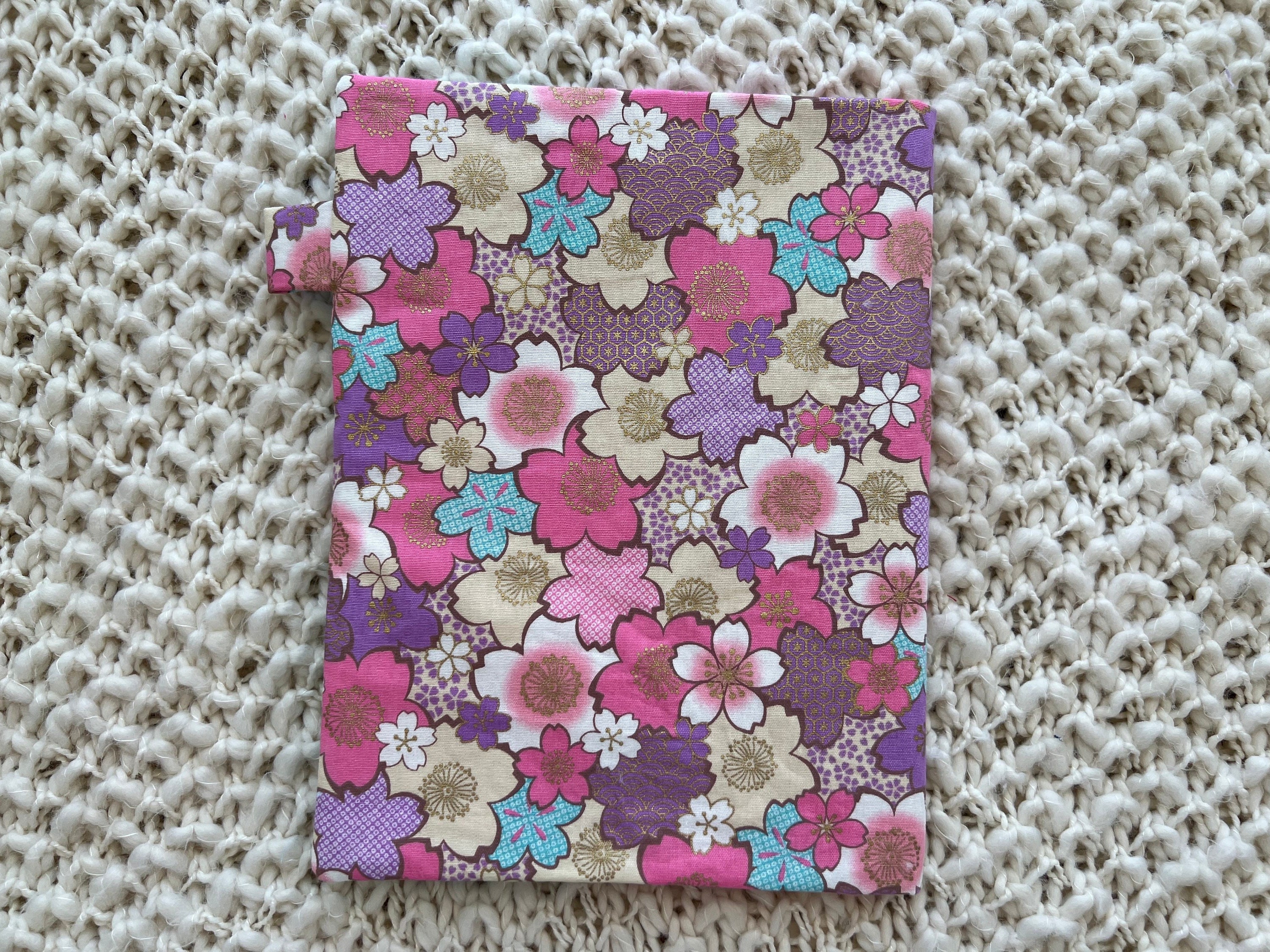 Notebook Cover, Japanese Notebook Cover, Cherry Blossom Notebook Cover ...