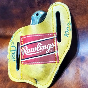 Rawlings Baseball Catchers Mitt Knife Sheath-Hecho a pedido!