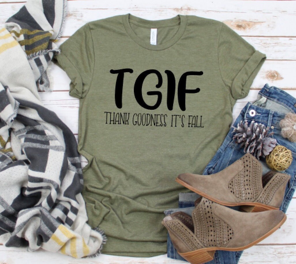 Thank Goodness It's Fall T-shirt Shirts 