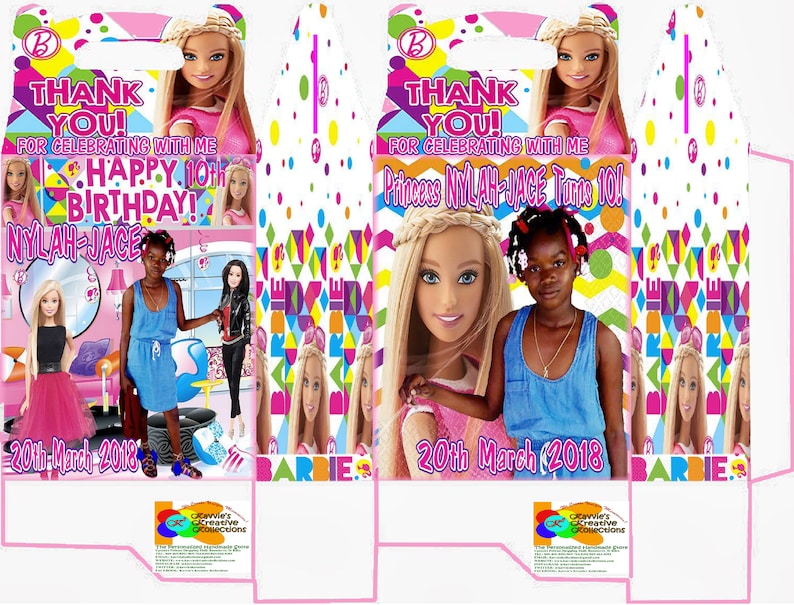 Barbie Favor Bags/ Barbie Party Bag/ Barbie Party Favors/ | Etsy