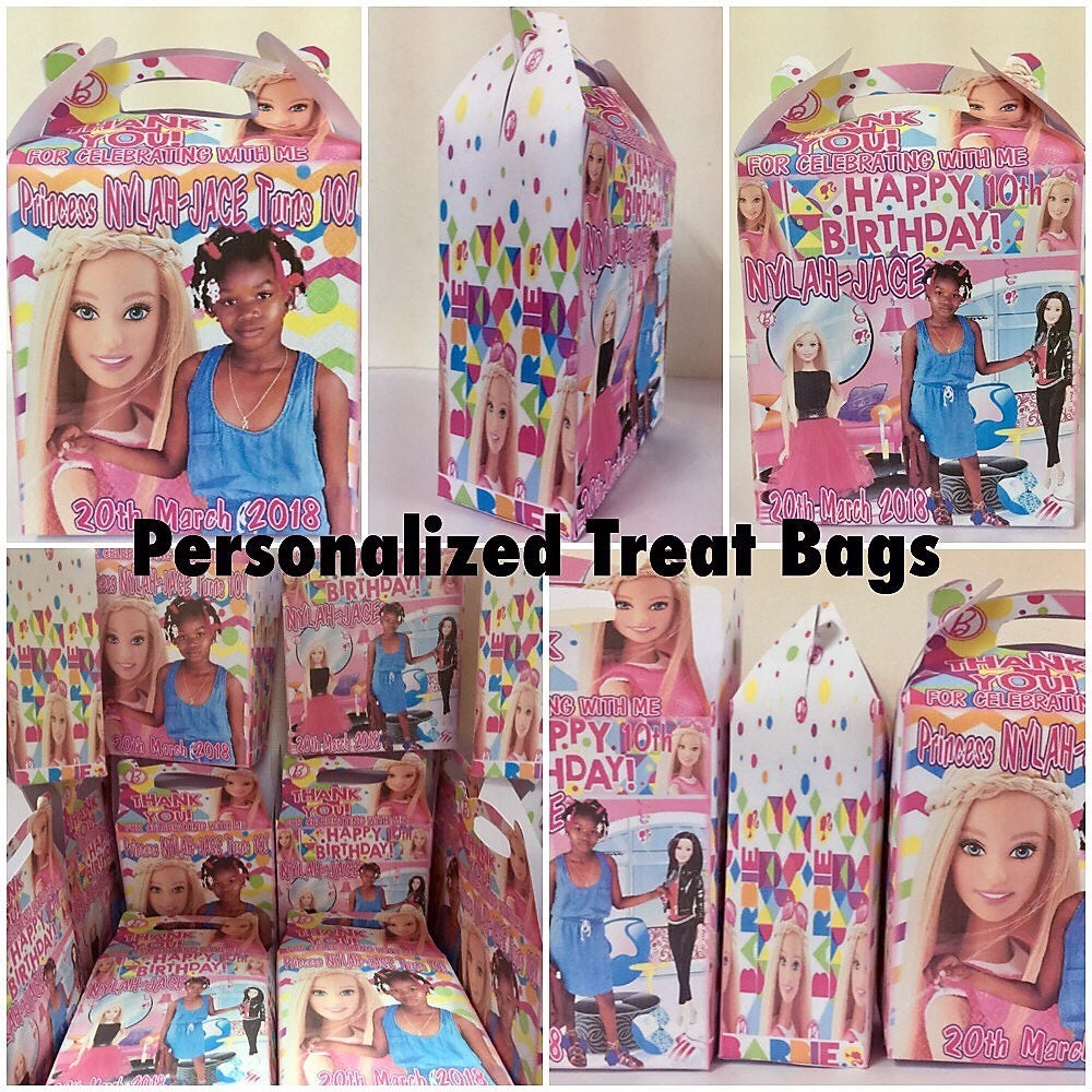 Barbie Favor Bags/ Barbie Party Bag/ Barbie Party Favors/ | Etsy