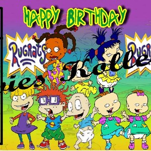 RUGRATS Water Bottle Labels instant download DIY Printable | Etsy