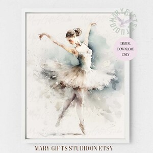 Ballerina Print Girls Room Decor Ballerina wall art Ballerina art Ballerina Dancer Print Gift for Ballerina Sketch Print Ballerina Poster