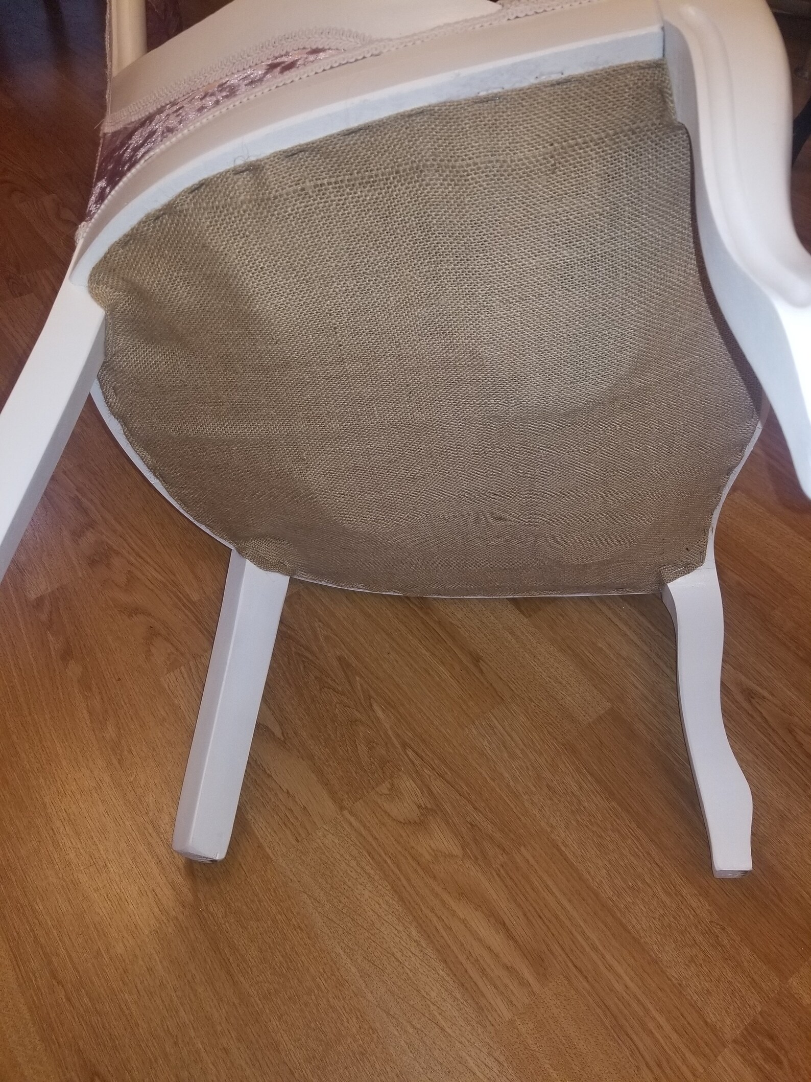 BESPOKE VINTAGE BUTTONED Blush Pink Chair | Etsy