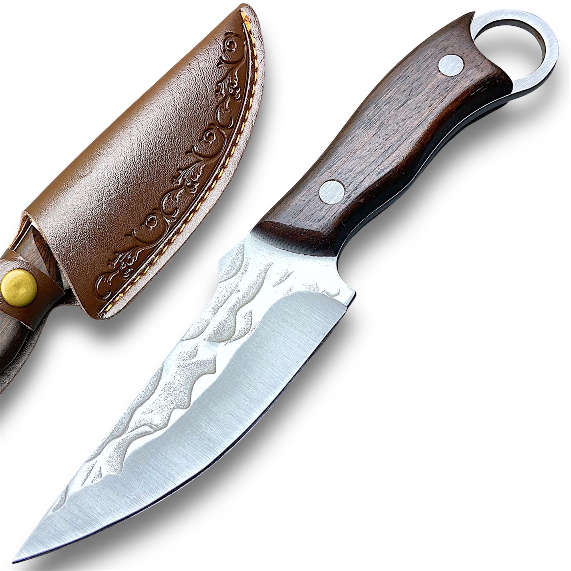 Damascus Fixed Blade - Etsy Damascus Fixed Blade - Etsy