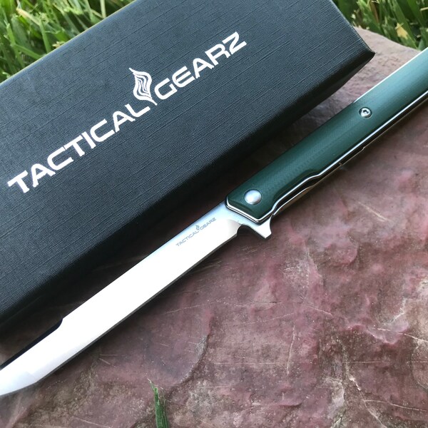 thumbnail image 2 of TacticalGearz TG Naos Oxide G10 Pocket Knife – D2 Steel Blade, Ball Bearing Open, Liner Lock 2 of 5