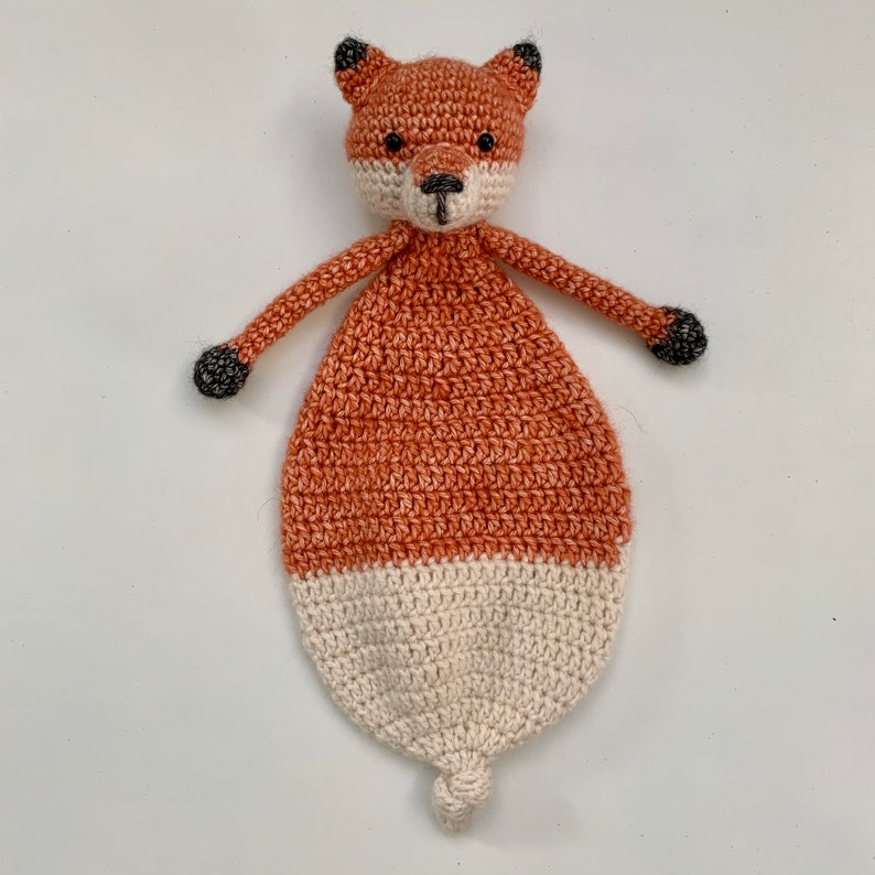 Ella Fox Lovey Crochet Pattern Fox Ragdoll Amigurumi Comforter | Etsy