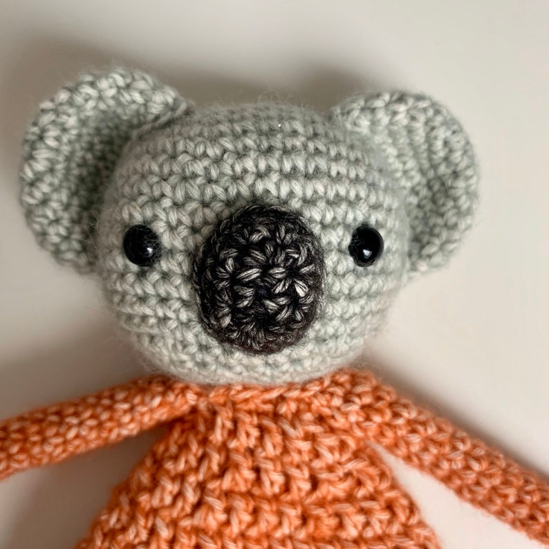 Kelly Koala Lovey Crochet Pattern Ragdoll Amigurumi Comforter Etsy