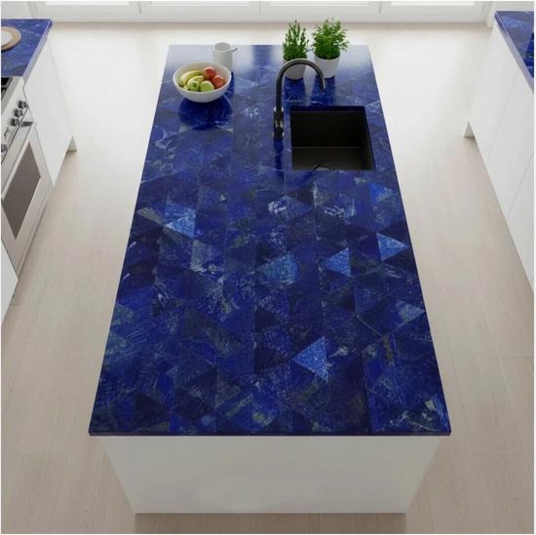 Quartz Inlay Lapis Quartz Marble Table Top Inlay Luxury Accent for Home Decor - Etsy