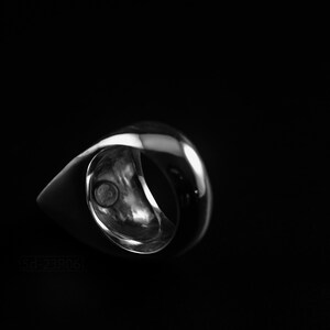 Contemporary Geometric Ring: Bold, Unisex Design, Massive Modern Statement Jewelry, Size 6 3/4 image 15