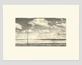 Spaces In Between, Original Lithograph