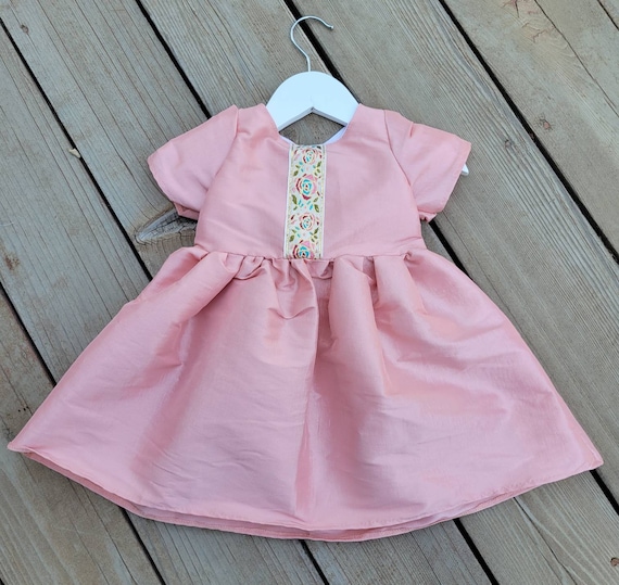 Shiny Pink Taffeta Dress Only Available in the Sizes Listed - Etsy