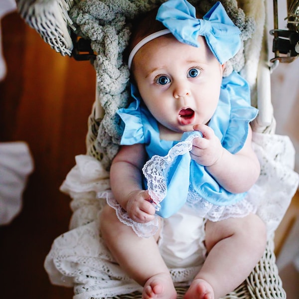 Alice in Wonderland Baby Dress Etsy