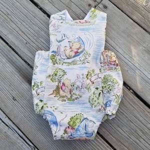 Winnie the Pooh boy romper other prints available