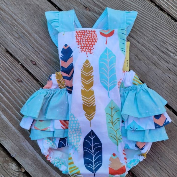 Ruffle Butt Romper - Etsy