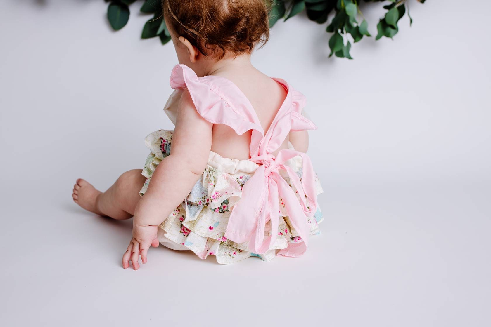 Off White Bunny Ruffled Butt Baby Romper - Etsy