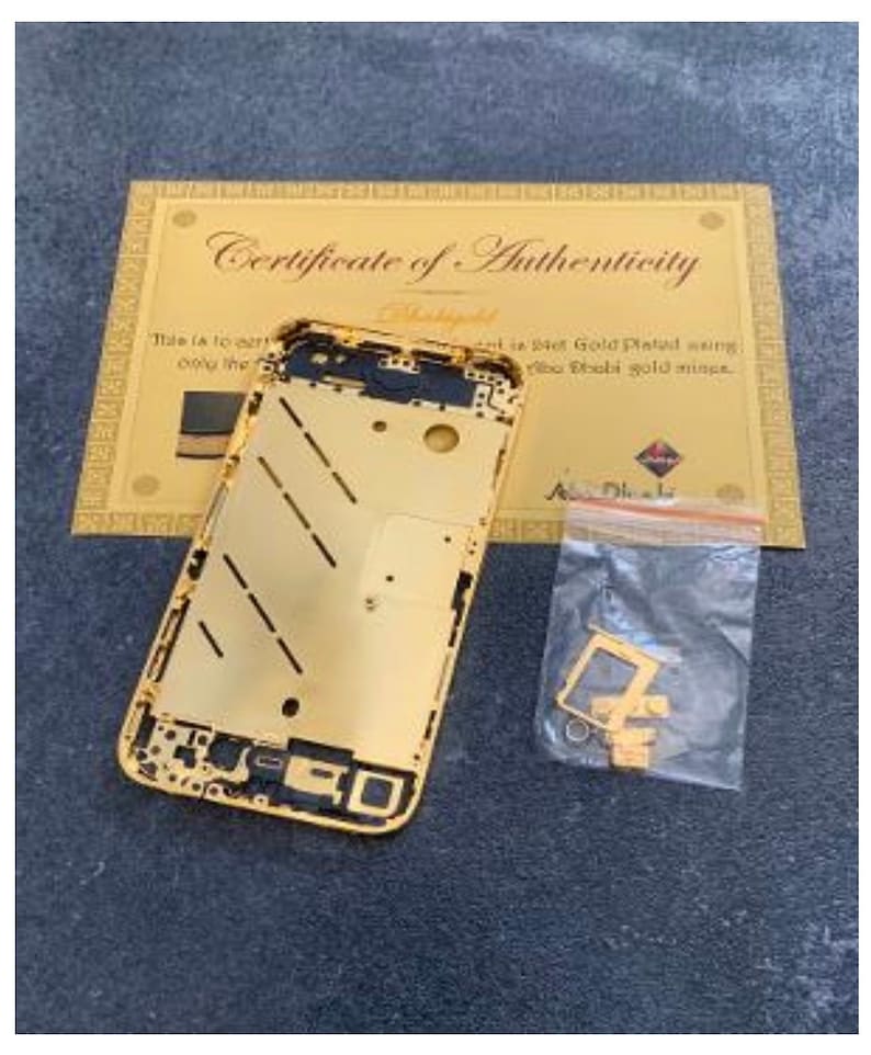 24ct Gold Plated Middle Frame Chassis for iPhone 4