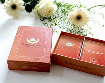 128 Affirmation Cards - Gift for yourself, self-confidence cards, gratitude, prosperity - well-being cards, self-love