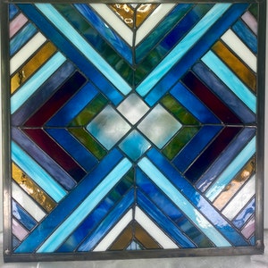 traditional stained glass panel