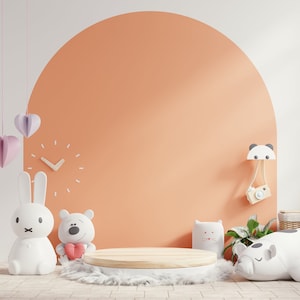 Benutzerdefinierte Boho Bogen Vinyl Wandtattoo, große Bogen Aufkleber, Kopfteil Wandaufkleber, Bett Bogen Aufkleber, Boho Dekor