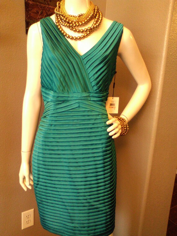 calvin klein teal dress