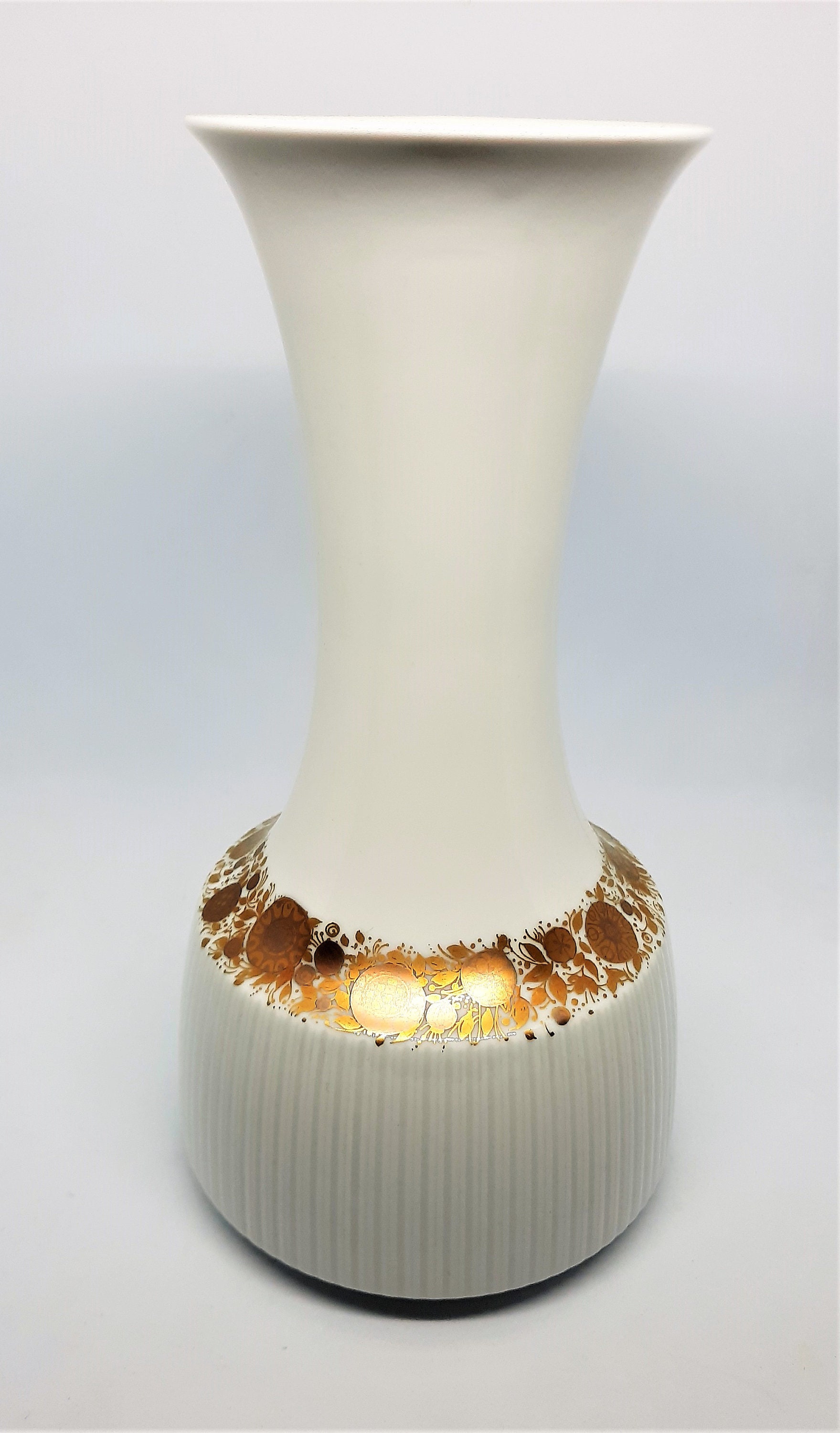 ROSENTHAL whitegold vase studio linie Modulation Etsy