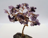 Amethyst Gemstone Tree, Amethyst Tree, Crystal Tree, Amethyst Crystals, Chakra Tree, Tree of Life, Healing Crystals Stones, Bonsai Tree