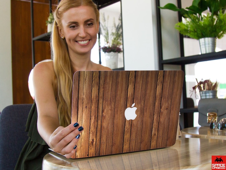 Brown Wood Macbook skin Wood print macbook protective skin cover Wood macbook air pro 11 13 15 16 inch Macbook Pro 13 skin Macbook air skin