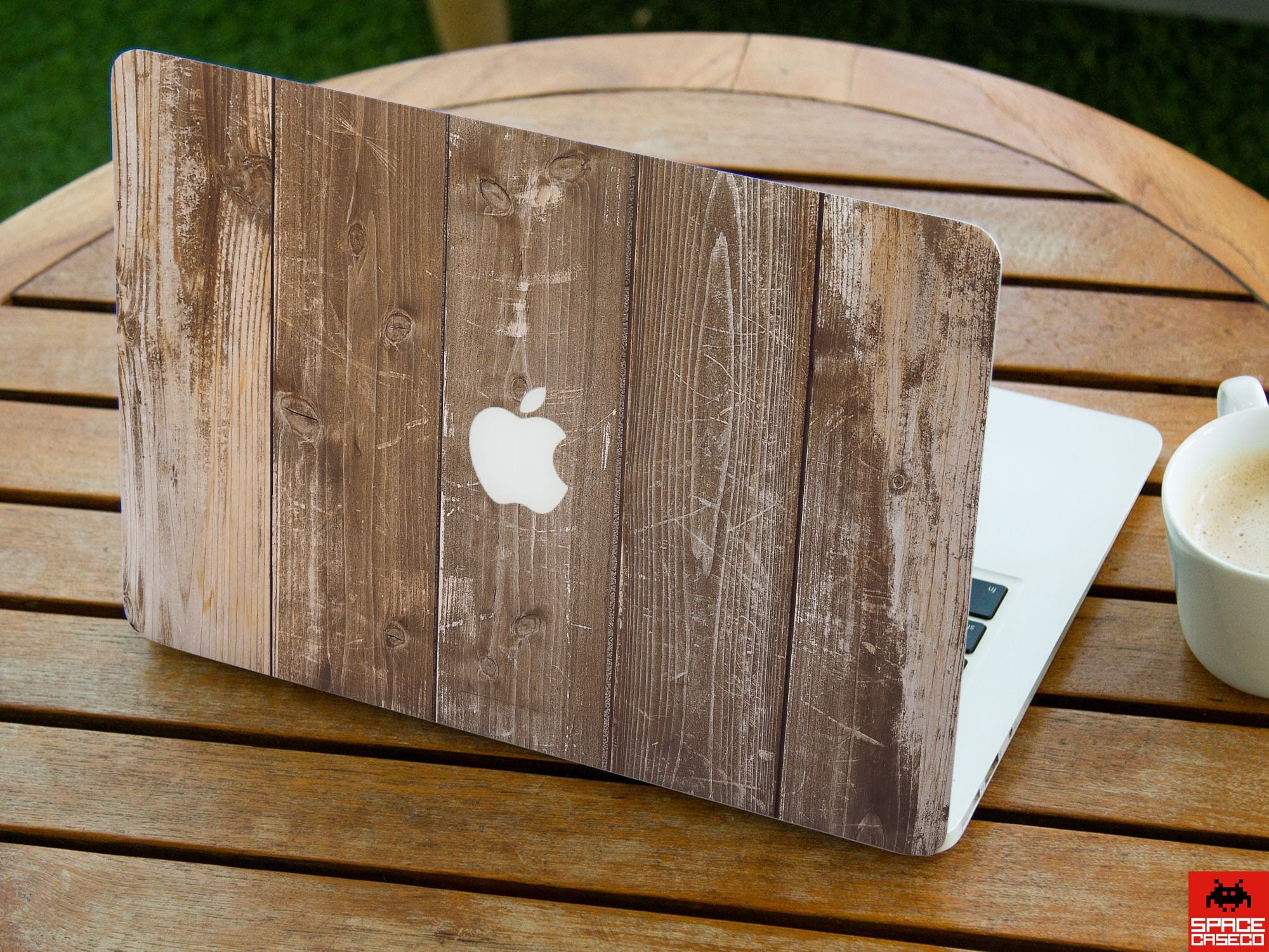 Rustic Wood MacBook Cover, Vinyl Decal Skin - Etsy