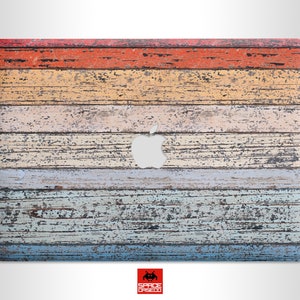 Colorful Wood Skin Macbook Decal For Macbook Air Pro Macbook Wood Cover Decal Vinyl Wood Macbook Cover Wood Skin Decal Laptop Decal Skin