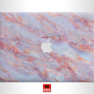 Pink Stone MacBook vinyl skin decal Marble MacBook sticker set Blush marble decal
