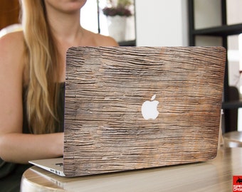 MacBook Holz Imitat Skin für Apple Mac Air Pro 11 12 13 15 Zoll - Holz MacBook - MacBook Skin - MacBook Aufkleber - Mac Cover