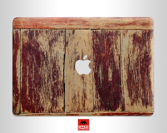 Dark Varnished Wood Vinyl Skin Decal Apple Macbook Air , Macbook Pro , New Macbook Pro 13 Touch , New Macbook Pro 15 Touch