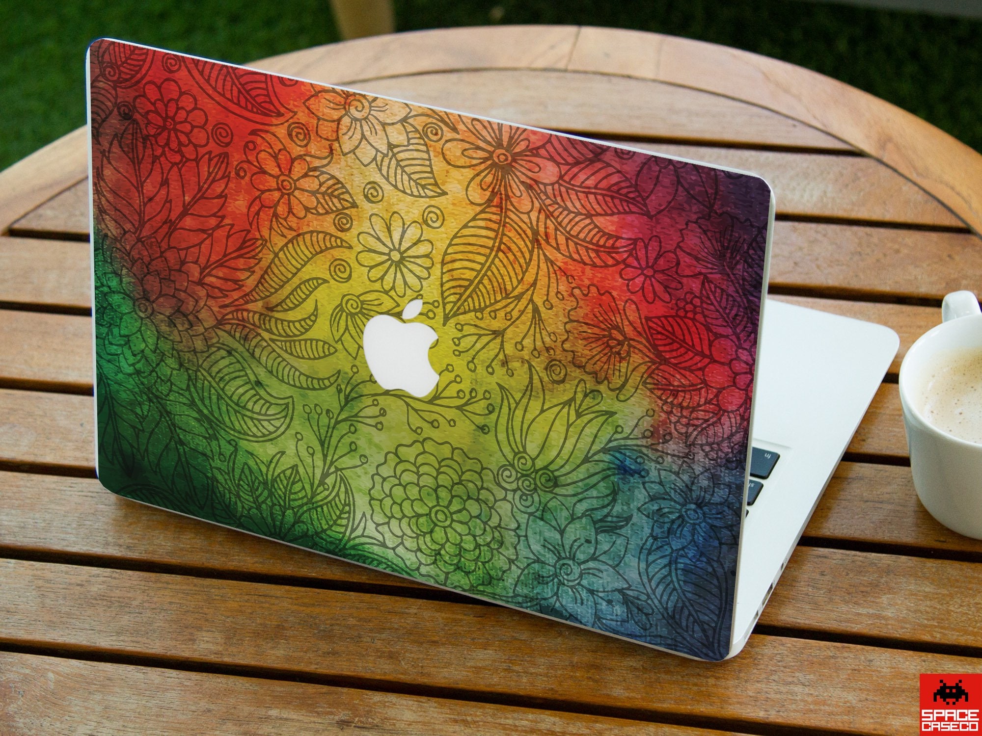 Abstract Macbook Macbook Pro 15 2017 Geometric Art Colorful Etsy UK