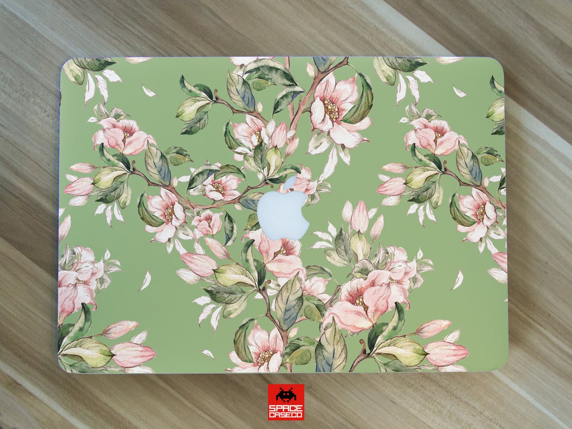 Flower MacBook Decal MacBook 2017 Decal Floral MacBook Decal Etsy