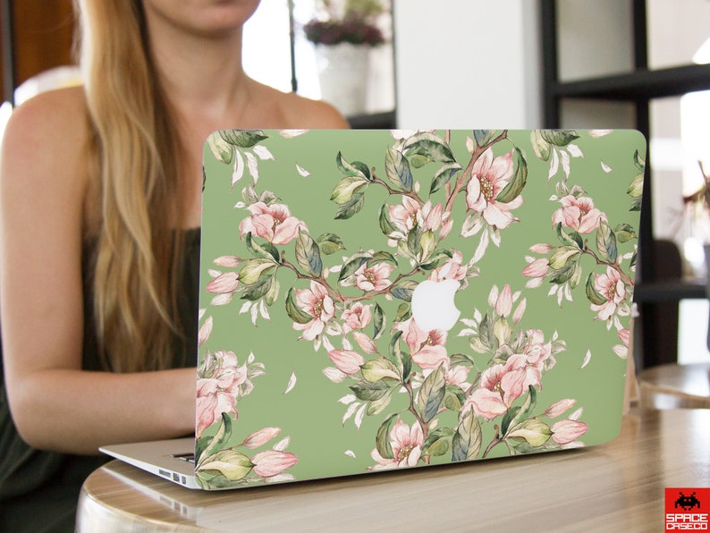 Flower MacBook Decal MacBook 2017 Decal Floral MacBook Decal MacBook Pro 15 inch MacBook Air 11 Skin MacBook Pro 13 Cover Mac Retina 12 2016