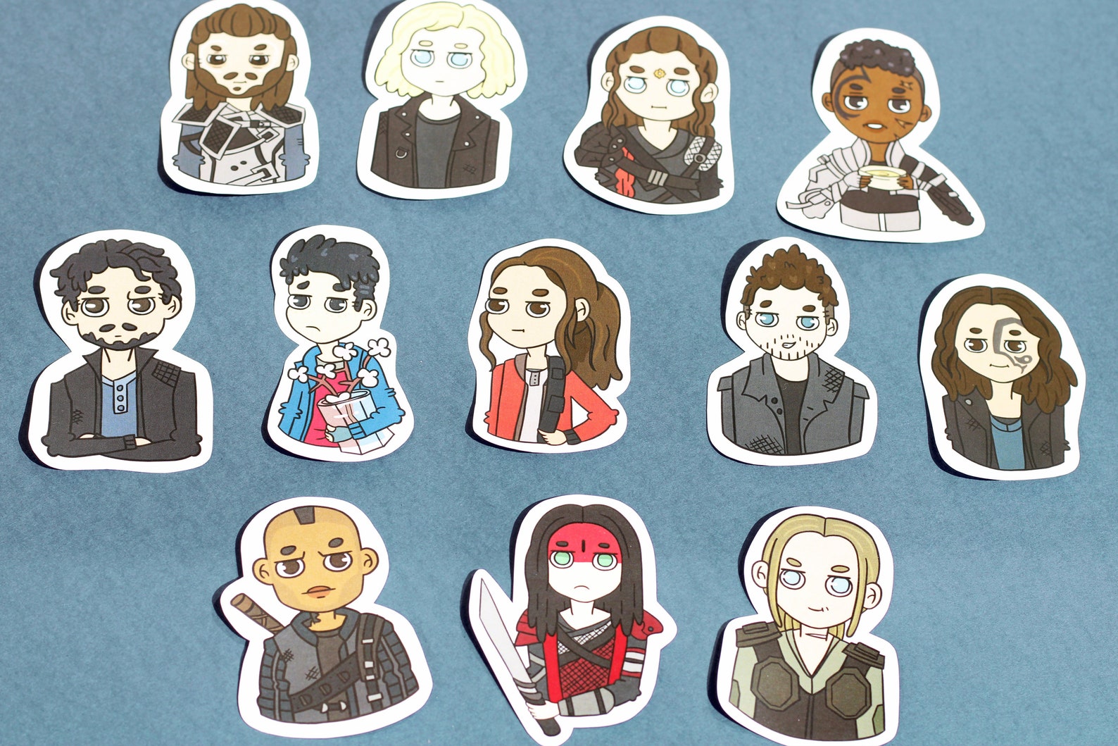 The 100 cw stickers set The 100 inspired sticker Etsy