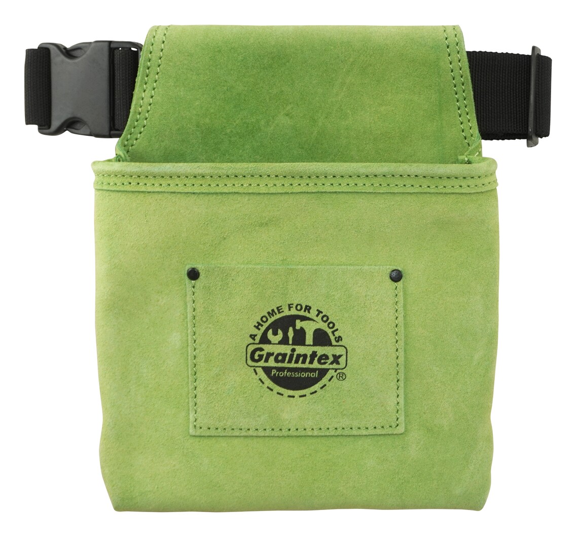 Purple Tool Pouch W/belt in Suede Leather With 1 Pocket Etsy