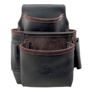 Graintex 9 Pocket Framer’s Nail & Tools Pouch Oil Tanned Leather